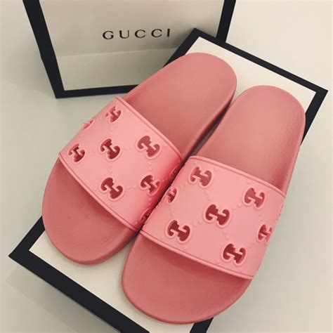 pink gucci slides platform|pink and purple gucci slides.